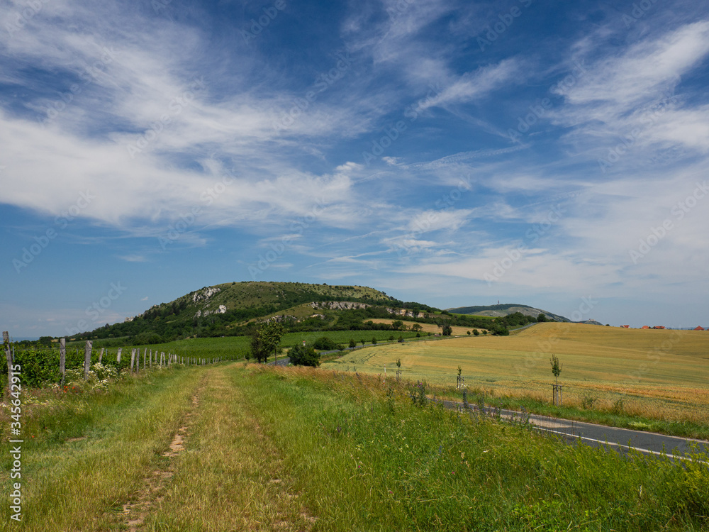 Fototapeta premium Stolova mountain, Palava Protected Landscape Area, Czech republic, Pavlov Hills