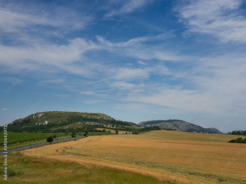 Stolova mountain and Devin, Palava Protected Landscape Area, Czech republic, Pavlov Hills