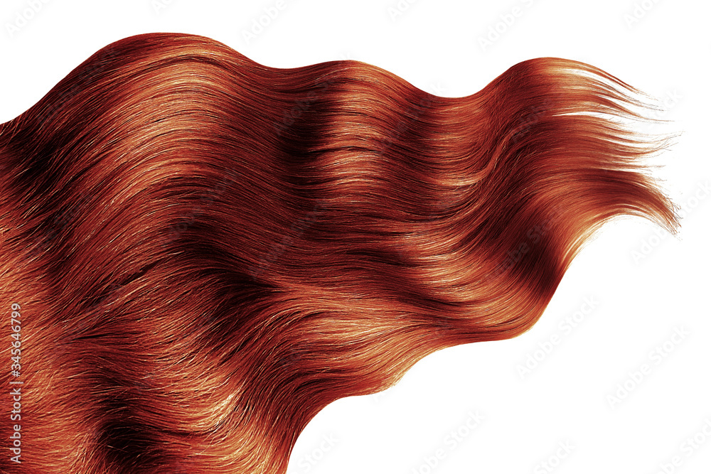 Henna hair on white, isolated Henna hair on white, isolated