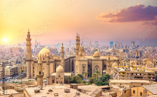 Canvastavla Dusk over Cairo