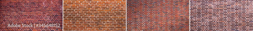 old red brick wall background - texture of brickwall 