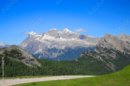 Tofane Gebirgsstock  Provinz Belluno  Cortina d Ampezzo  Dolomiten  Italien  Europa