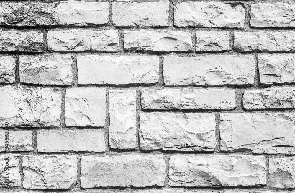 Background of white bricks. An old brick wall of white color. Perfect background with space Background of white bricks. An old brick wall of white color. Perfect background with space