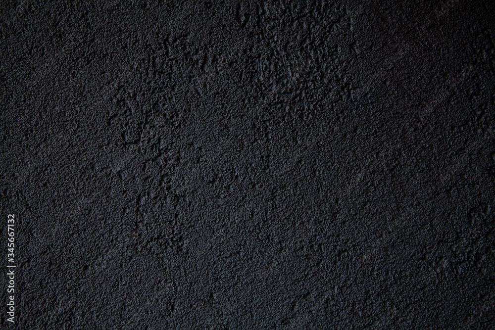 Texture of new plaster, cladding, wall covering, decorative plaster, deep black color Texture of new plaster, cladding, wall covering, decorative plaster, deep black color