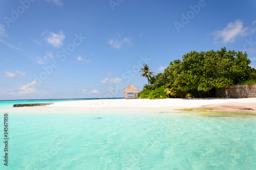  Vacanze su spiagge coralline nel mare delle Maldive © vincenzo