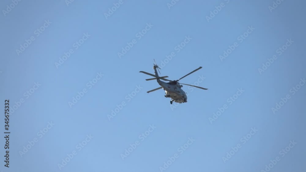 Helicopter flight in slow motion 120fps
