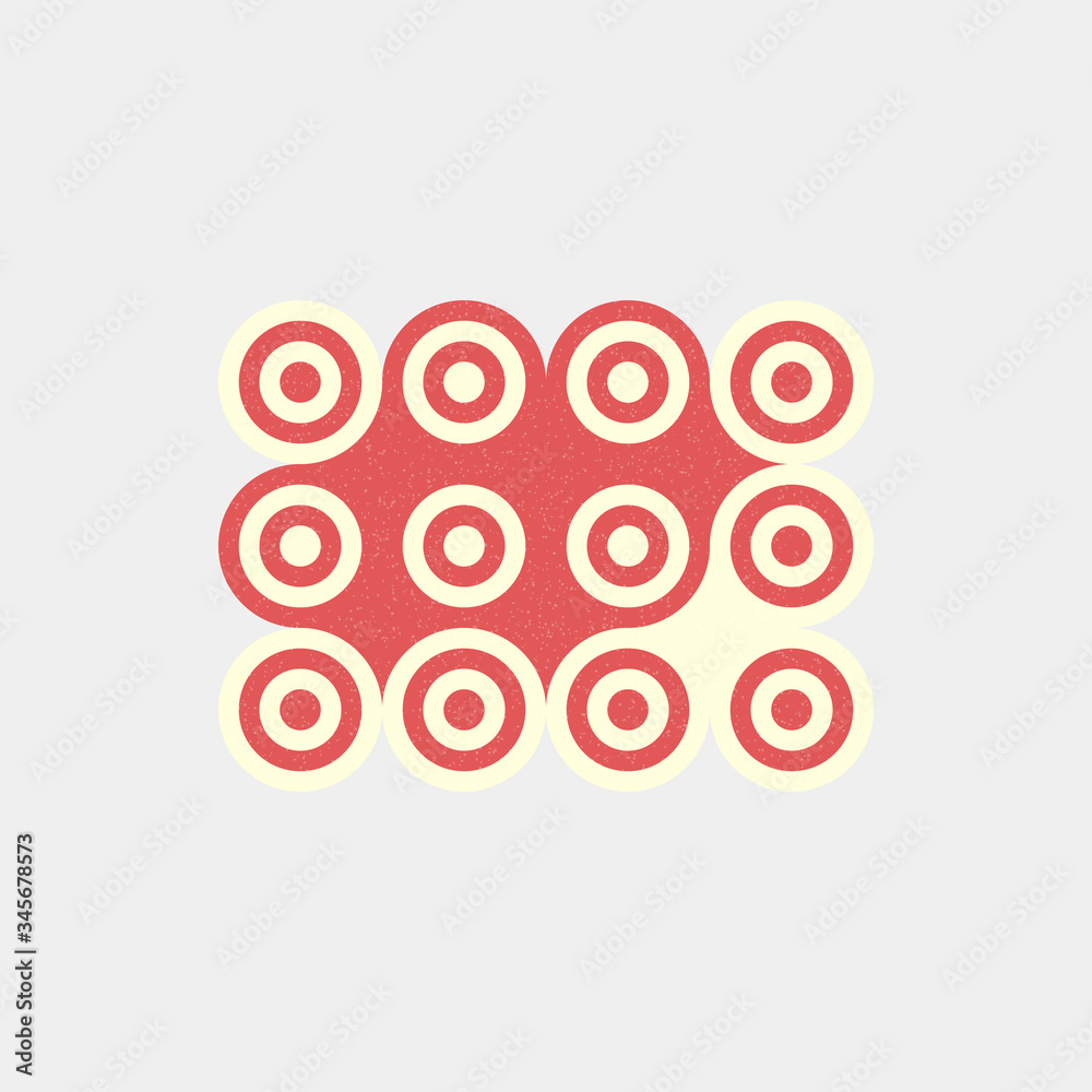 Colour Dots Universe Logo art design illustration Colour Dots Universe Logo art design illustration