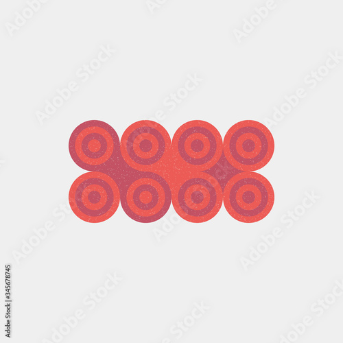 Colour Dots Universe Logo art design illustration