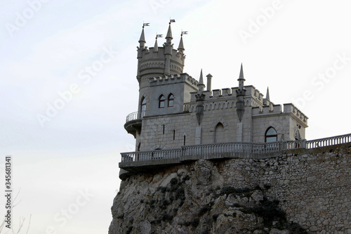 Attraction  Lastochkino gnezdo  castle in the Crimea © maluta1983