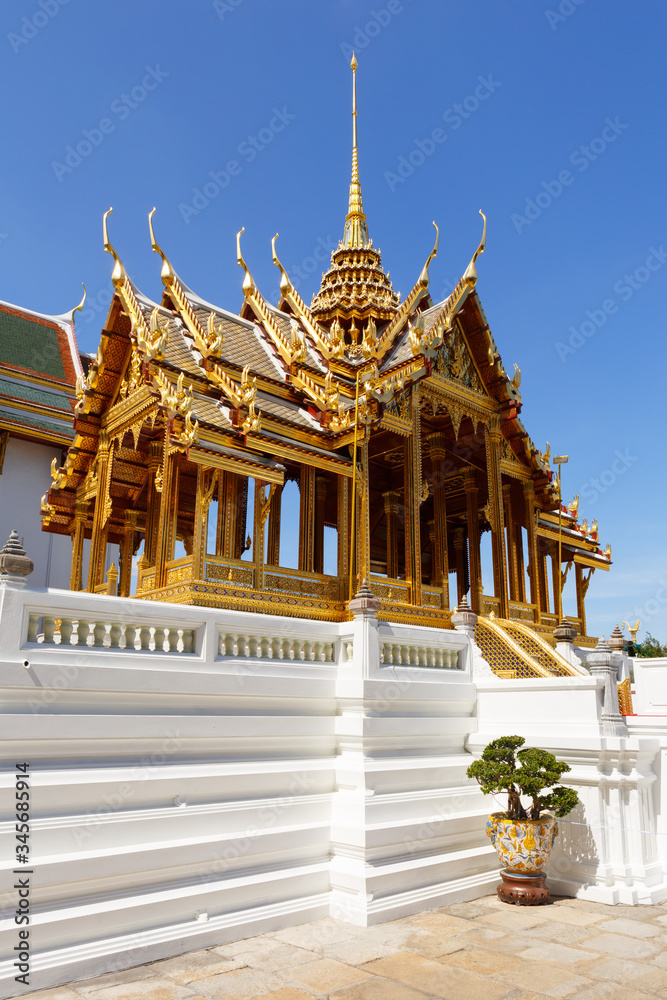Aphorn phimok prasat pavilion, Grand Palace, Bangkok, Thailand.