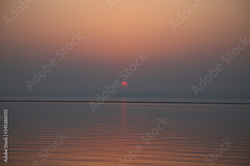 Sunset over the Tai Lake