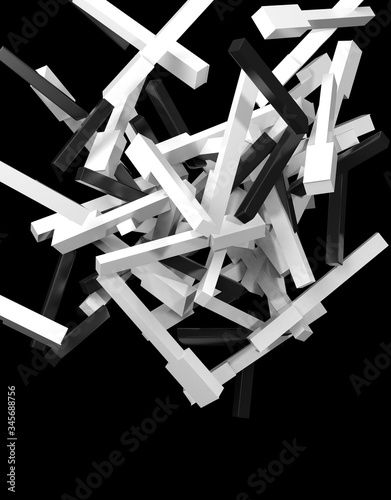 piano keys, abstraction photo