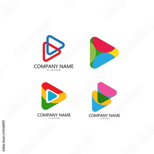 Free Download play logo vector - GFXLoad