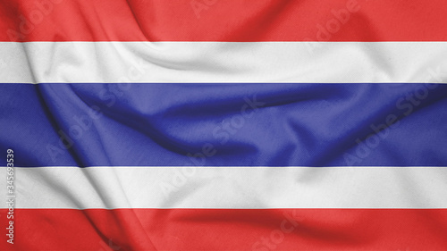 Thailand flag with fabric texture Free Download Thailand flag with fabric texture - GFXLoad