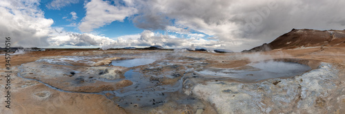 Hverir Geothermal Area (northern Iceland) during summertime