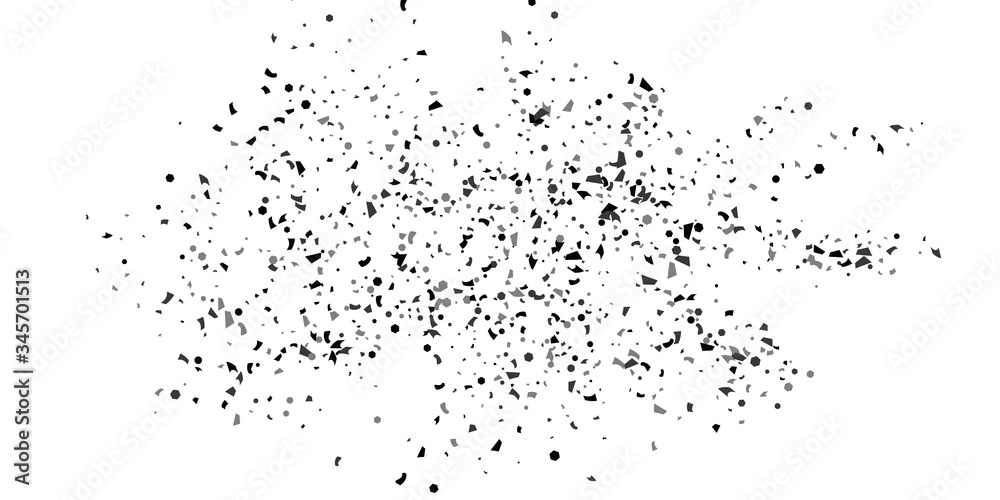 Silver confetti. Silver confetti.