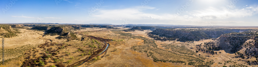 Comanche National Grassland - La Junta, Colorado.  Aerial Drone Photo