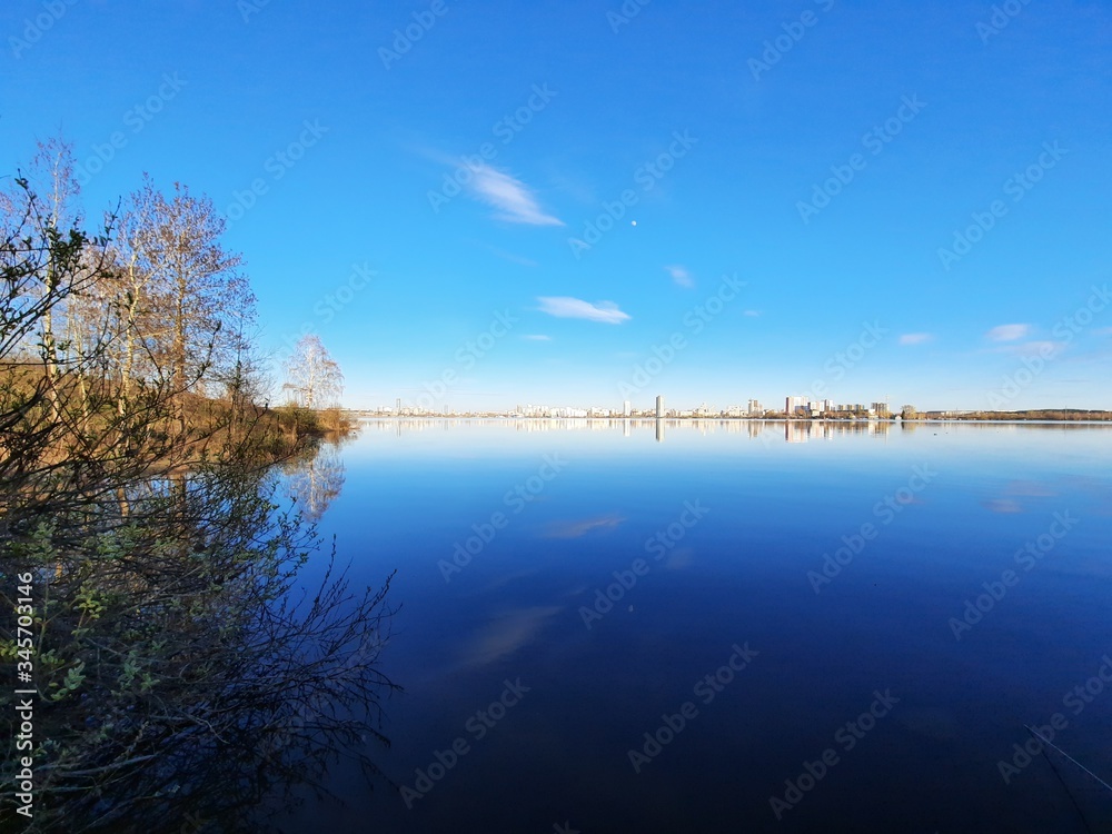 Fototapeta premium lake in the morning