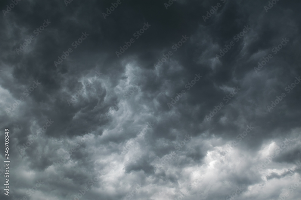 Panorama of the heavy storms, dark clouds going to rain. Panorama of the heavy storms, dark clouds going to rain.