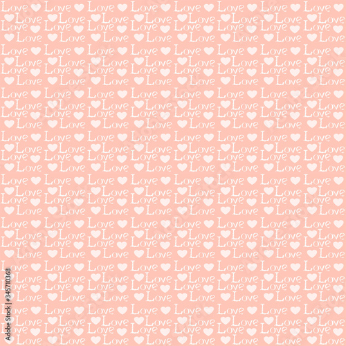 Declaration of love background pattern