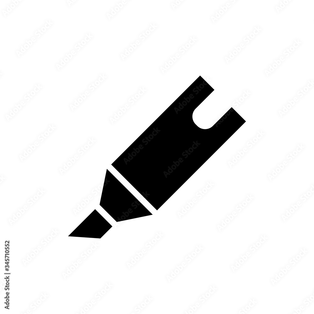 Highlighter Icon Design Vector Logo Highlighter Icon Design Vector Logo