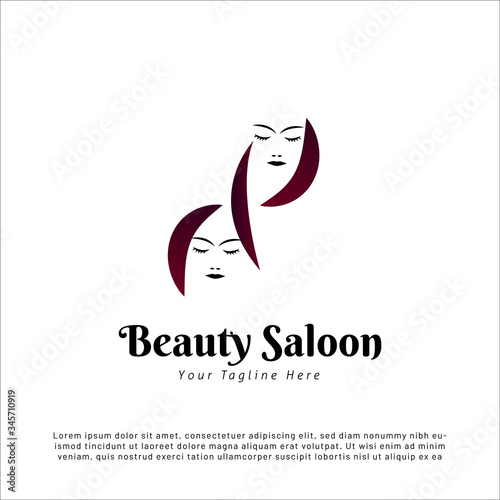 Template Logo Beauty woman spa