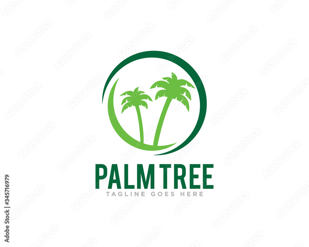 Palm Tree Logo Design Vector Palm Tree Logo Design Vector