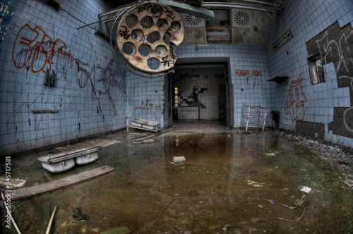 Canvastavla Abandoned hospital sanatorium Beelitz Heilstaetten, Germany