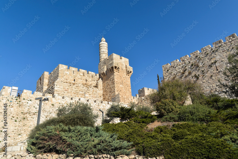 Tower of David in Jerusalem.