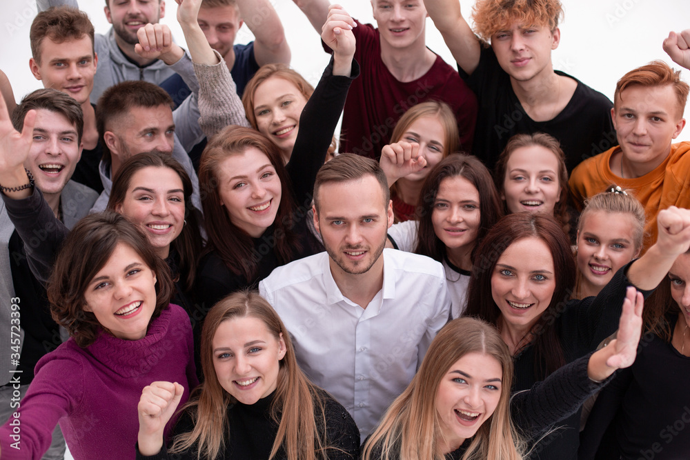 group of diverse young people standing together group of diverse young people standing together