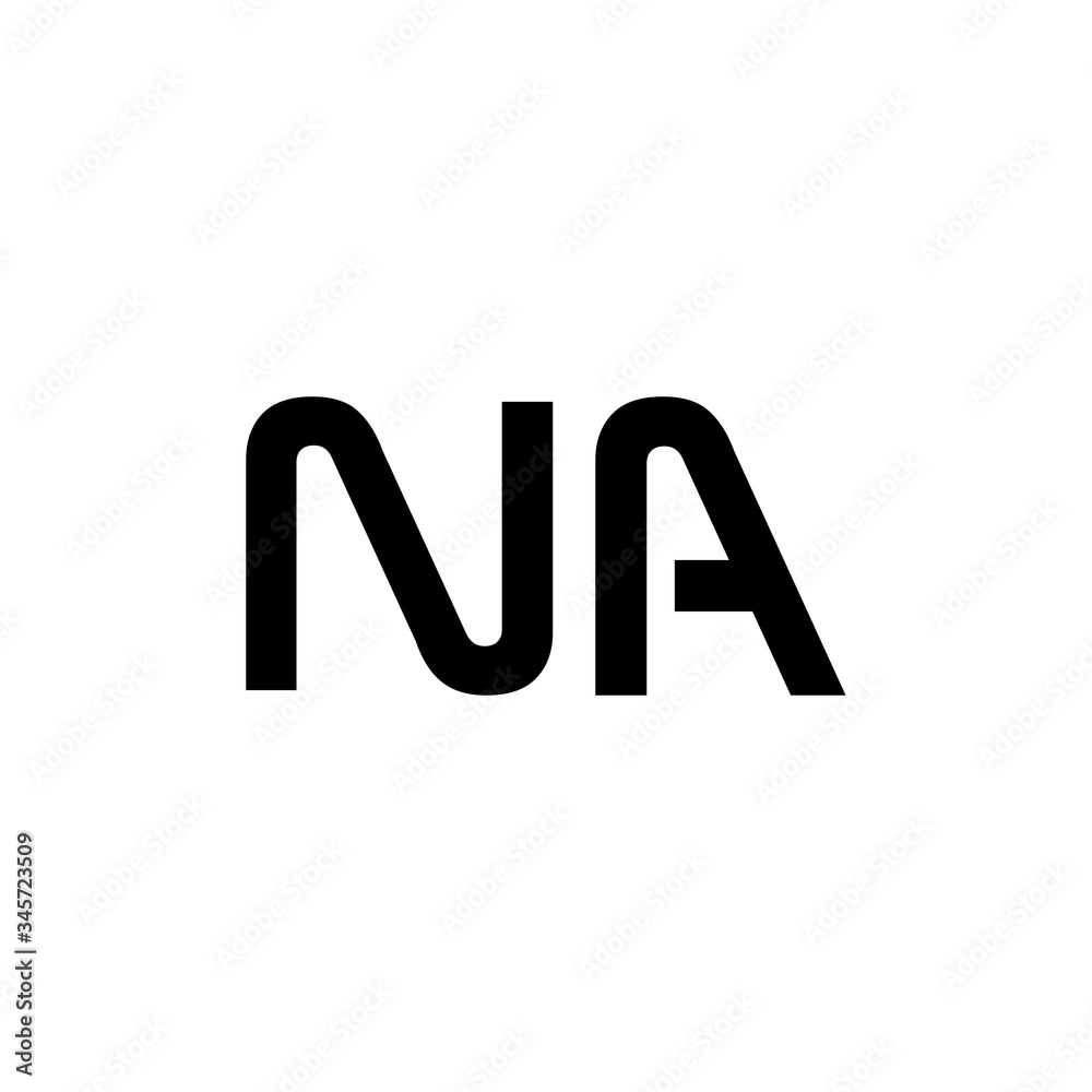 Initial Letter NA Logo Design Vector Template. Creative Abstract NA Letter Logo Design Initial Letter NA Logo Design Vector Template. Creative Abstract NA Letter Logo Design