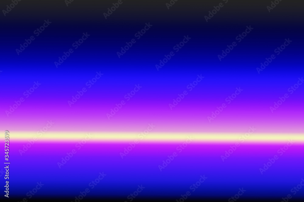 Retro wave futuristic background of 1980s style with blurred soft neon color lights.  Synthwave color concept with purple and blue gradient background.