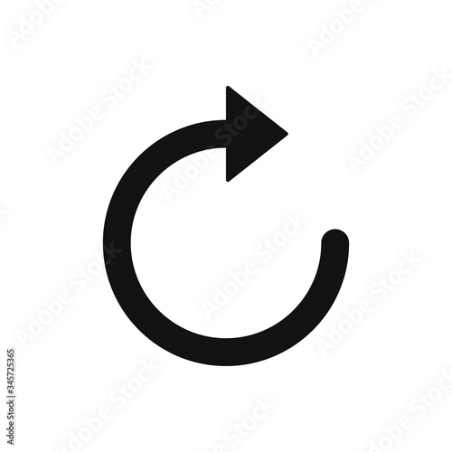 Reload icon vector. Refresh sign