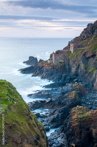 Crowns engine houses Botallack Cornwall England