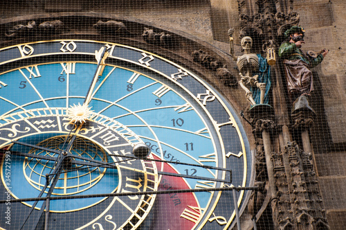 astronomical clock in prague old square