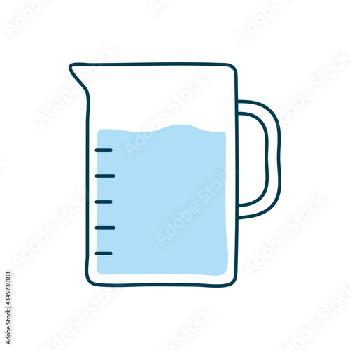 water jar flat style icon vector design
