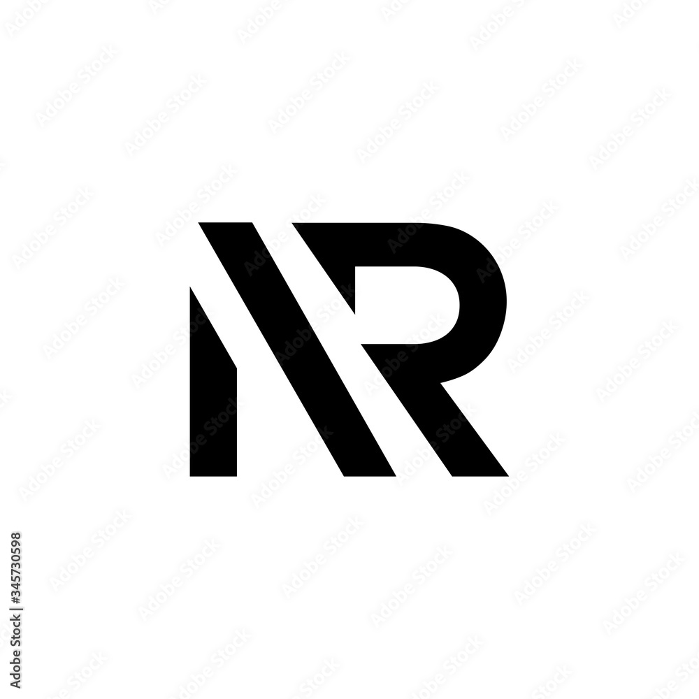 Initial Letter NR Logo Design Vector Template. Creative Abstract NR Letter Logo Design Initial Letter NR Logo Design Vector Template. Creative Abstract NR Letter Logo Design
