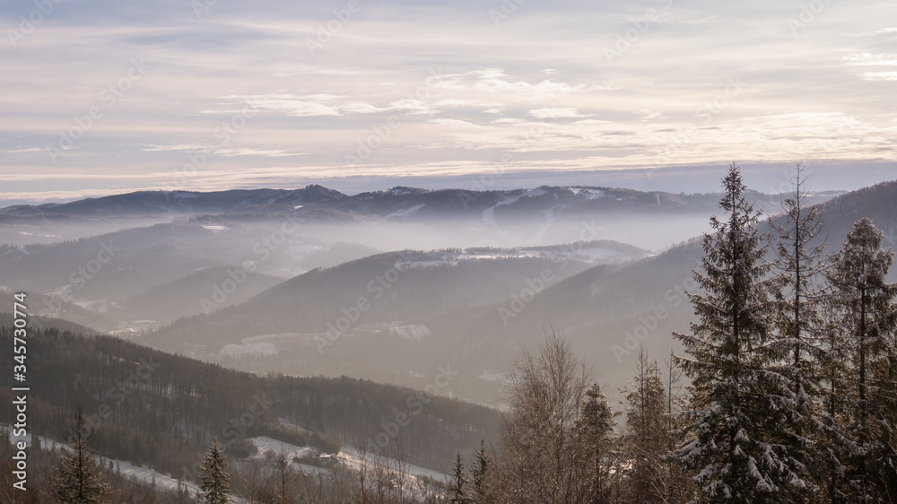Naklejka premium Beskid Śląski