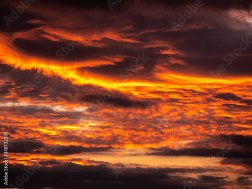 Amazing  sunset sky burning 6  © Mariana