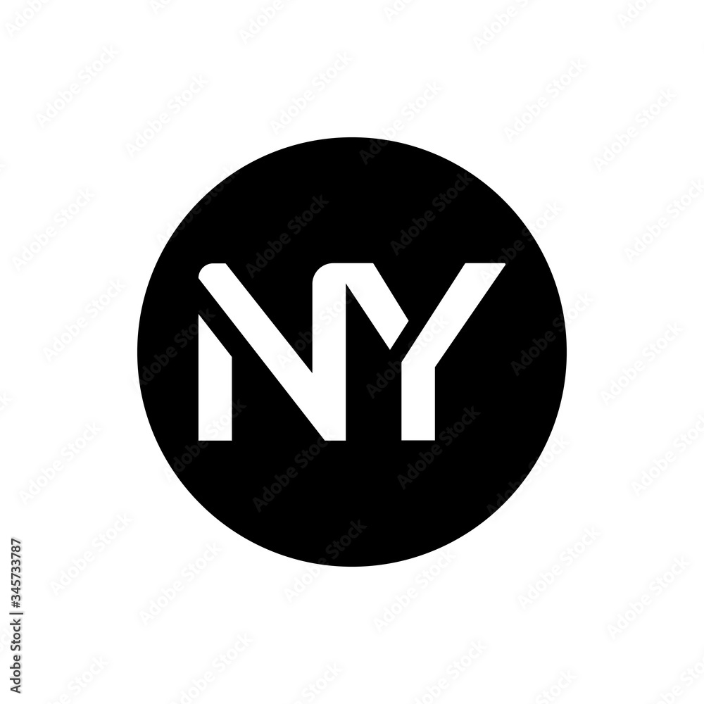 Initial Letter NY Logo Design Vector Template. Creative Abstract NY Letter Logo Design Initial Letter NY Logo Design Vector Template. Creative Abstract NY Letter Logo Design
