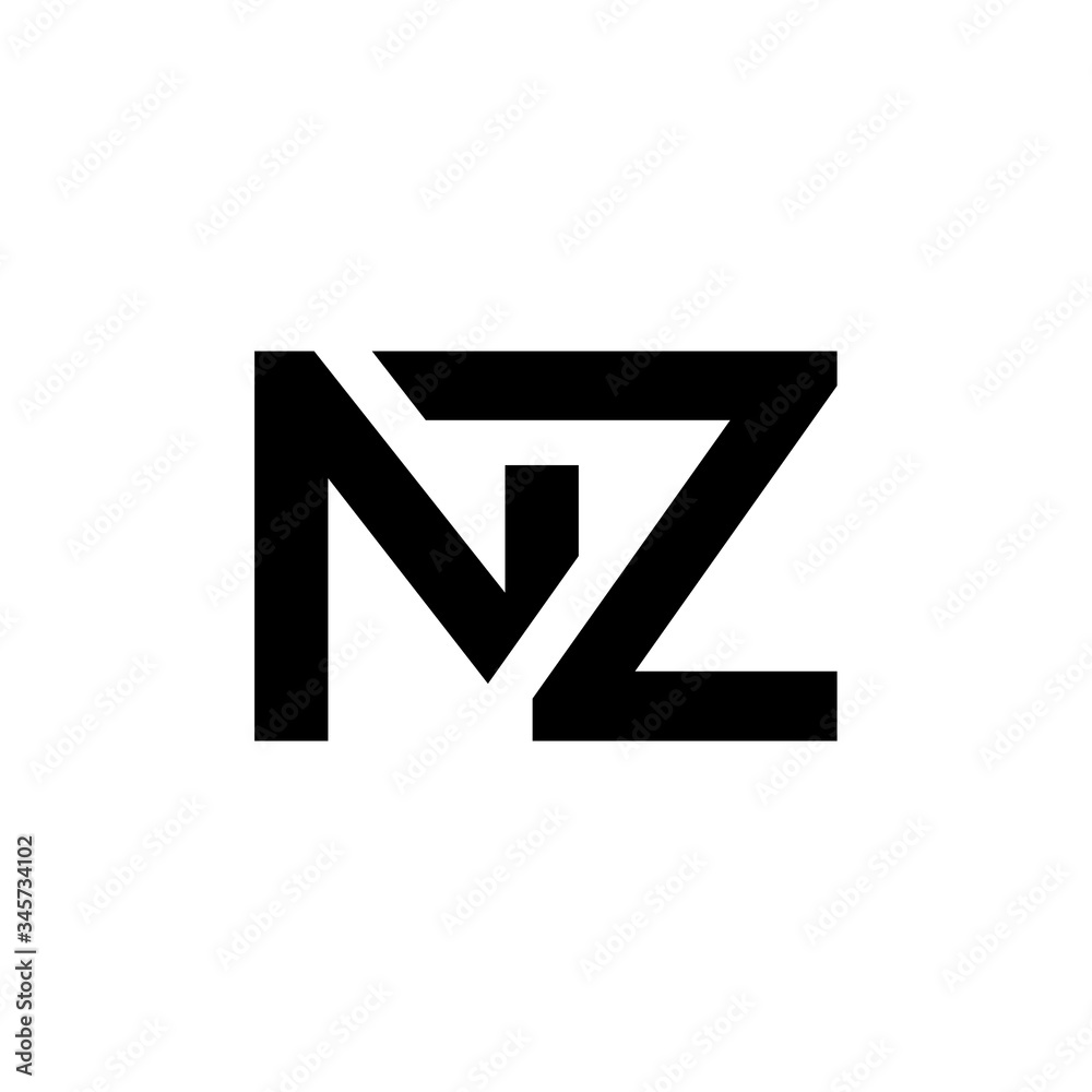 Initial Letter NZ Logo Design Vector Template. Creative Abstract NZ Letter Logo Design Initial Letter NZ Logo Design Vector Template. Creative Abstract NZ Letter Logo Design