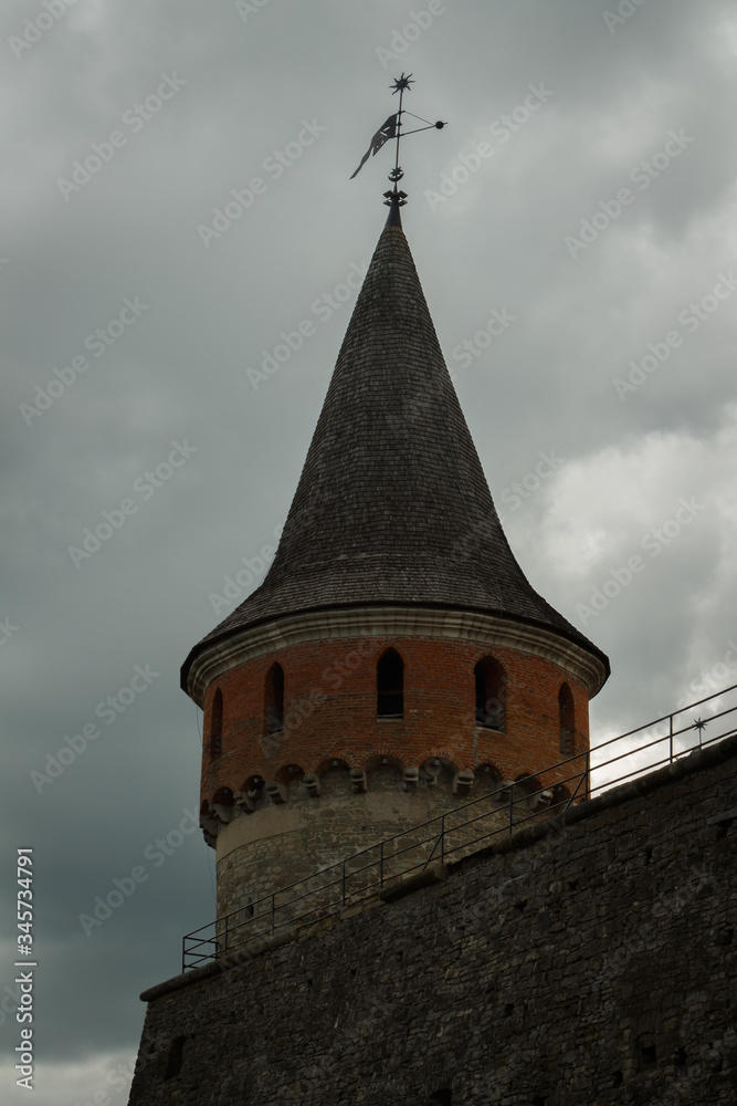 Towers of a medieval castle Towers of a medieval castle