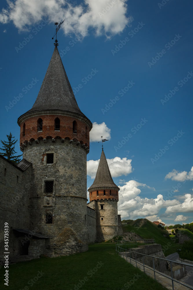 Towers of a medieval castle