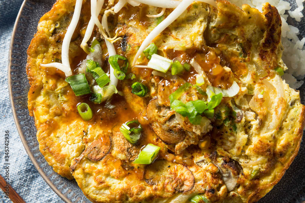 Homemade Chinese Egg Foo Yung Omelette Homemade Chinese Egg Foo Yung Omelette