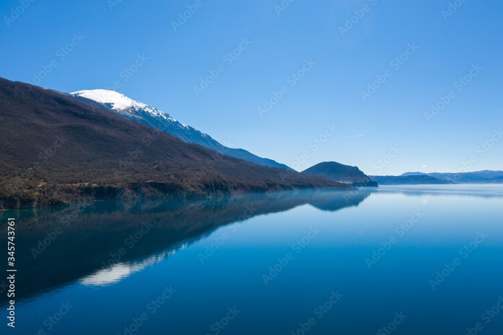 Orhid Lake silence morning, beautiful background