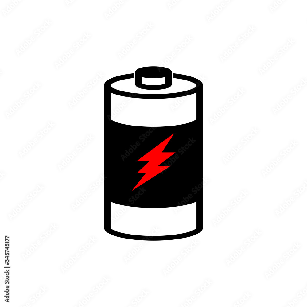Design battery vector logo template Design battery vector logo template