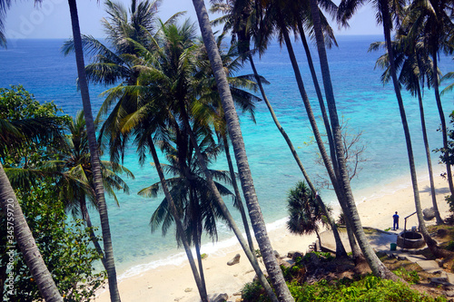 beach at pulau weh in indonesia