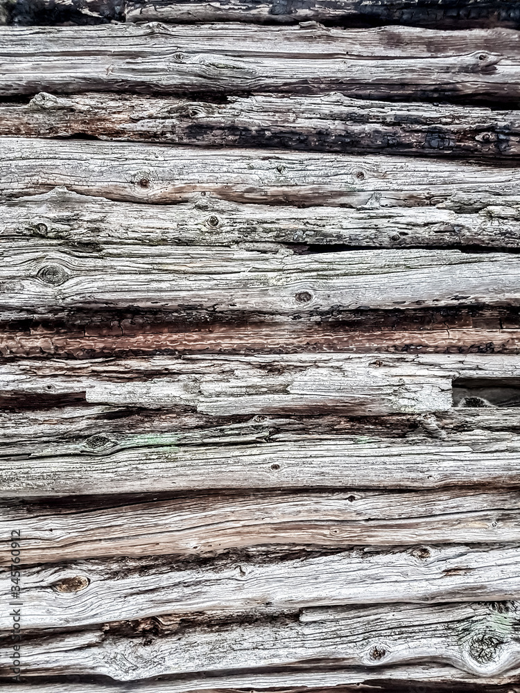 close up. a fragment of a wooden wall . close up. a fragment of a wooden wall .