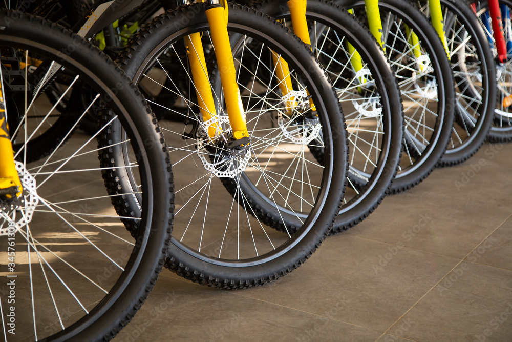 Bicycle Parking.A Bicycle shop. Bicycle repair and maintenance. Bicycle Parking.A Bicycle shop. Bicycle repair and maintenance.