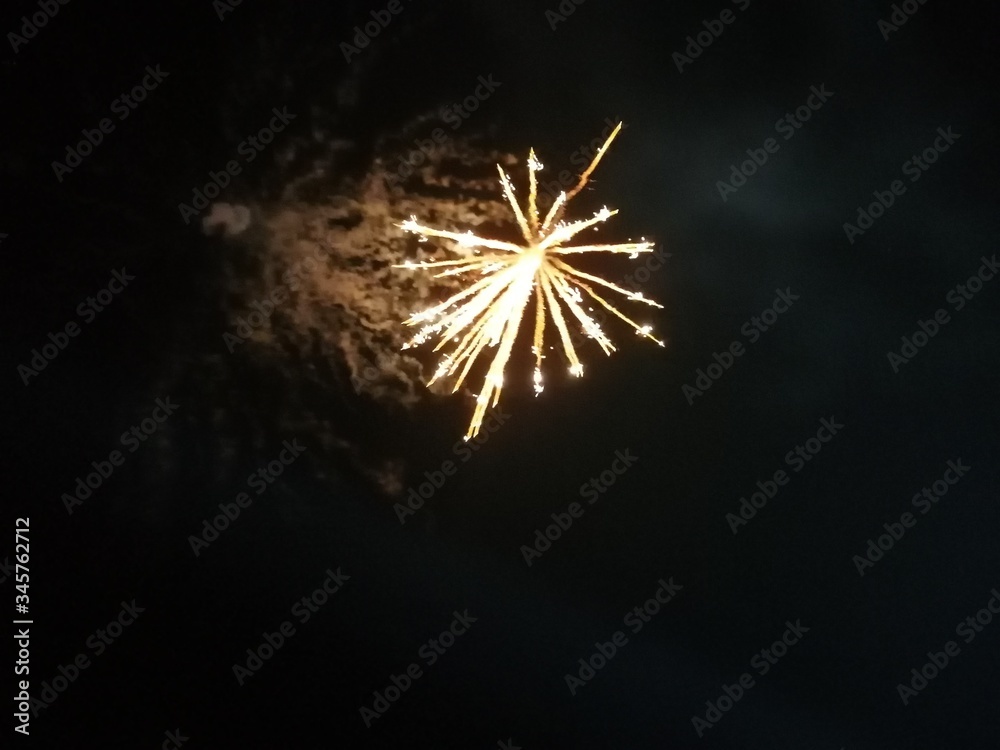 Fototapeta premium fireworks in the sky